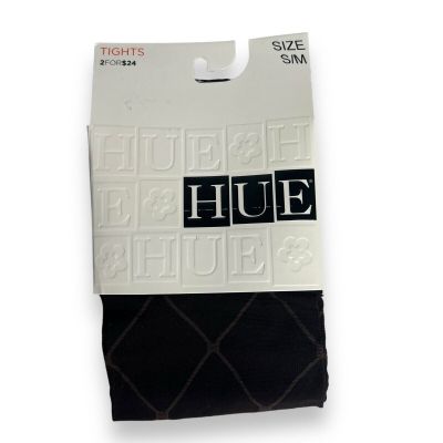 Hue Argyle Diamond Birdseye Tights W/ Control Top Size S/ M 1 Pair Pack